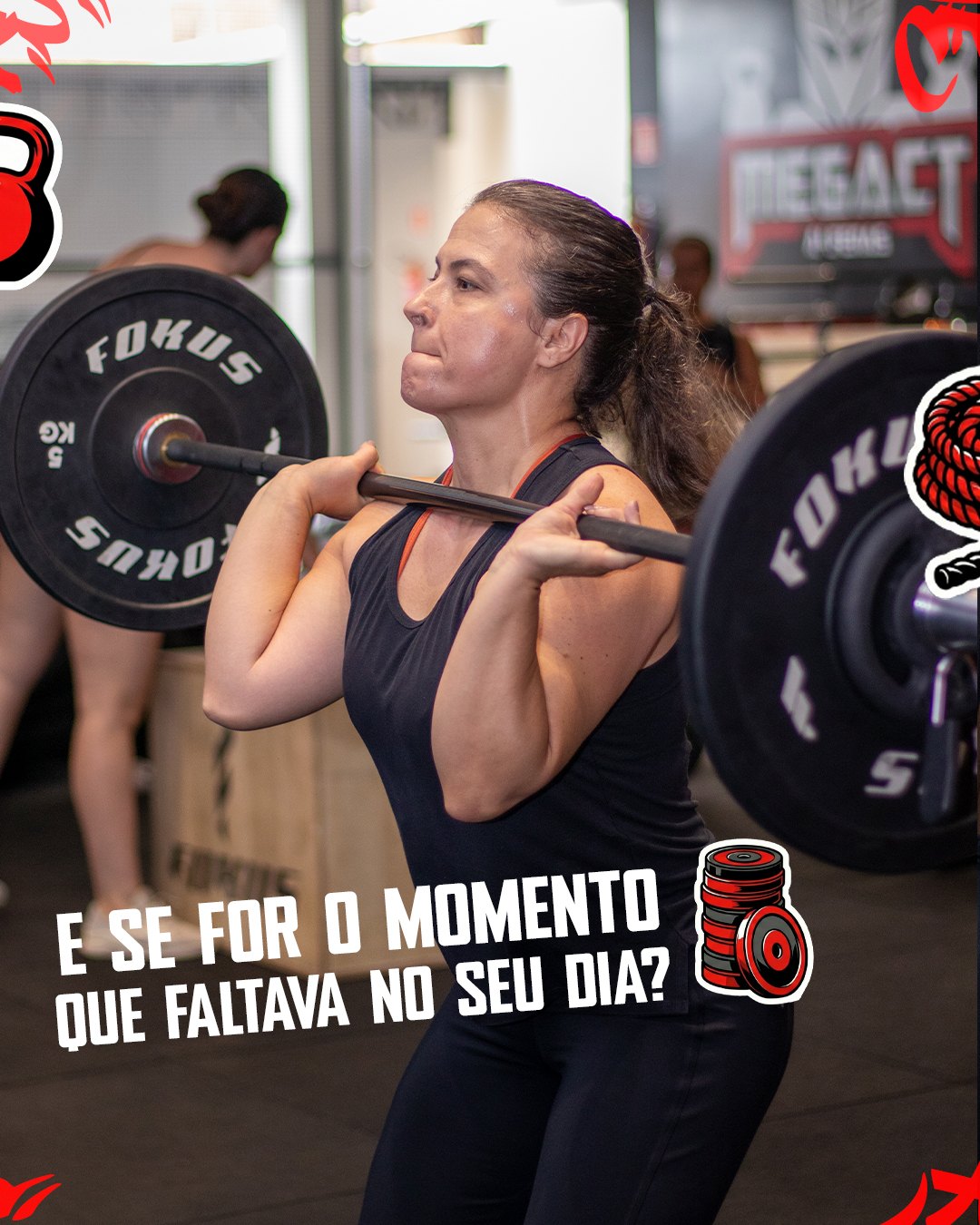Campanha Mega CT com frase de superação